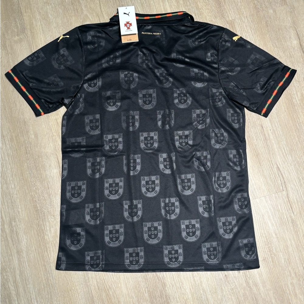 New Puma 26 Portugal Black Special Edition Jersey -  Mens Small - Picture 2 of 8